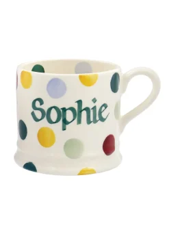 Personalised Polka Dot Small Mug