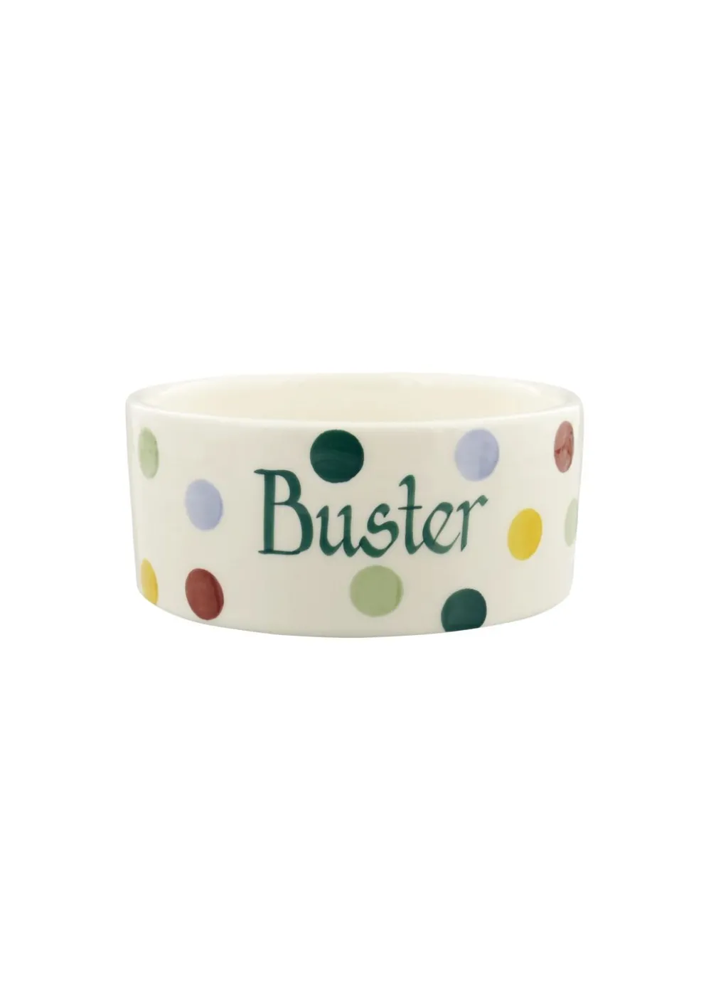 Personalised Polka Dot Small Pet Bowl