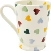 Personalised Polka Hearts Cocoa Mug