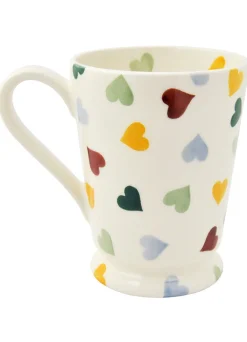 Personalised Polka Hearts Cocoa Mug