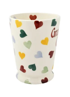 Personalised Polka Hearts Cocoa Mug
