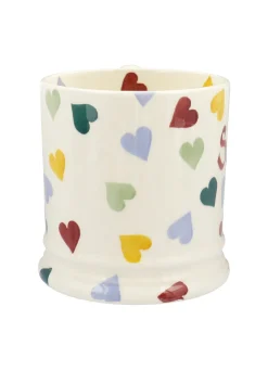 Personalised Polka Hearts Large Mug