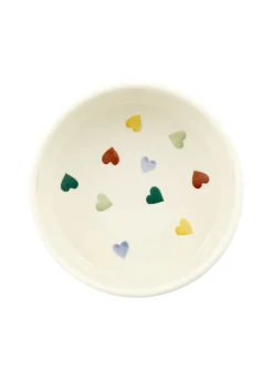 Personalised Polka Hearts Large Pet Bowl