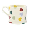 Personalised Polka Hearts Small Mug