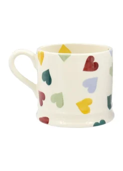 Personalised Polka Hearts Small Mug