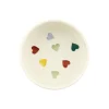 Personalised Polka Hearts Small Pet Bowl