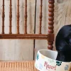 Personalised Polka Paws Large Pet Bowl