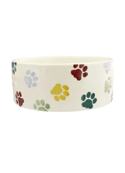 Personalised Polka Paws Large Pet Bowl