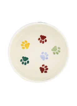 Personalised Polka Paws Large Pet Bowl