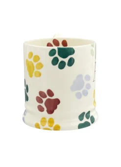 Personalised Polka Paws 1/2 Pint Mug