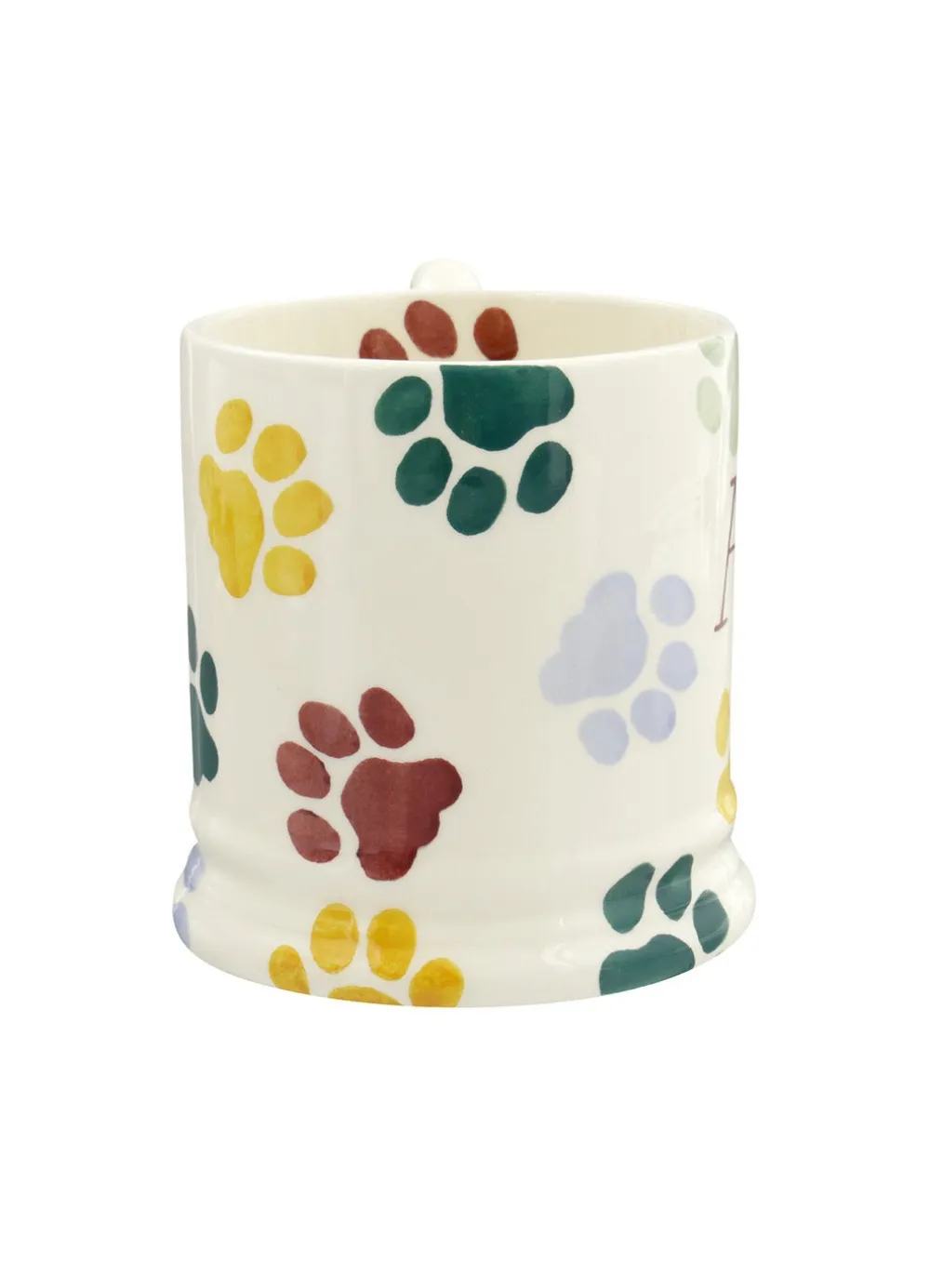 Personalised Polka Paws 1/2 Pint Mug