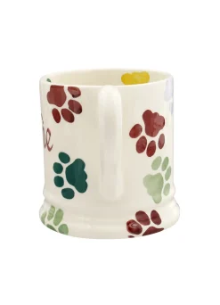 Personalised Polka Paws 1/2 Pint Mug