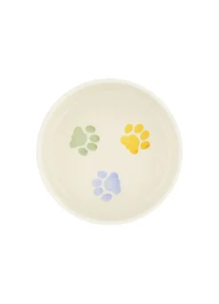 Personalised Polka Paws Small Pet Bowl