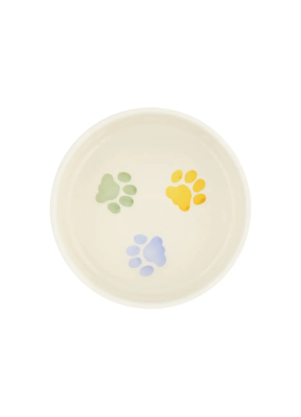 Personalised Polka Paws Small Pet Bowl