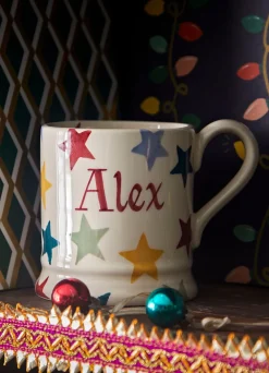 Personalised Polka Star 1/2 Pint Mug