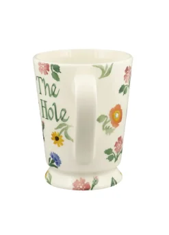 Personalised Poppies & Pinks Cocoa Mug