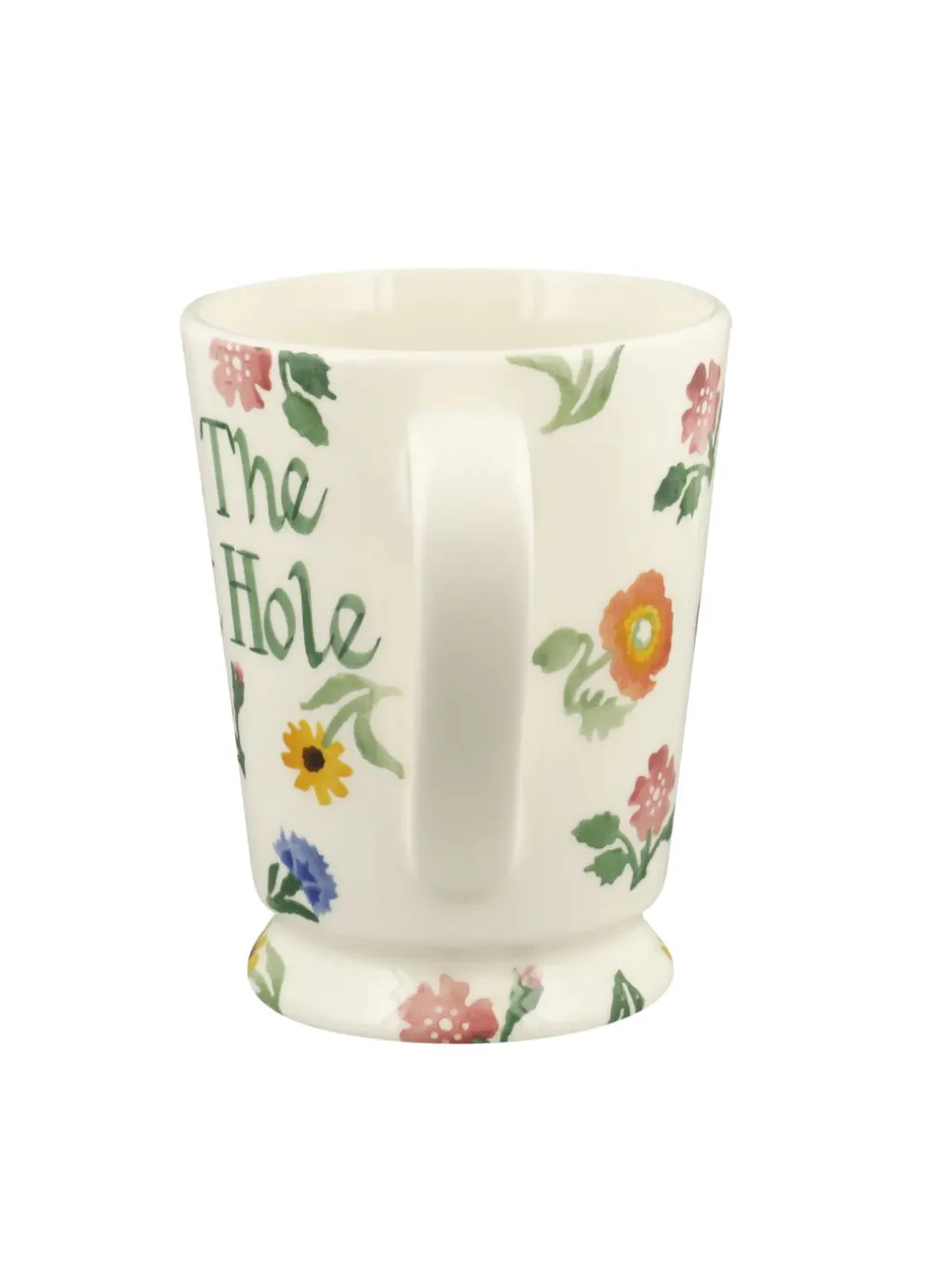 Personalised Poppies & Pinks Cocoa Mug