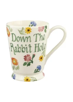 Personalised Poppies & Pinks Cocoa Mug
