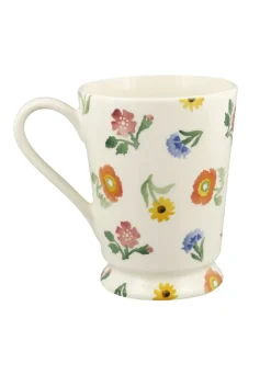 Personalised Poppies & Pinks Cocoa Mug