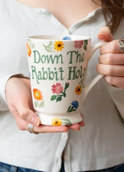 Personalised Poppies & Pinks Cocoa Mug