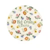 Personalised Poppies & Pinks Medium Dinner Plate, 8.5 Inch