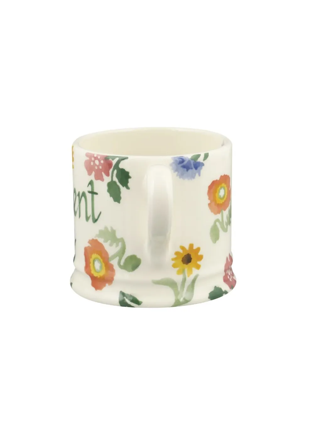 Personalised Poppies & Pinks Small Mug
