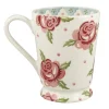 Personalised Rose & Bee Cocoa Mug