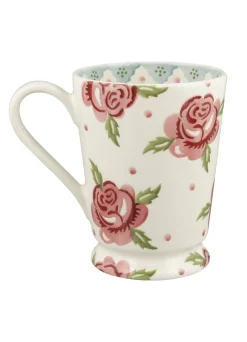 Personalised Rose & Bee Cocoa Mug