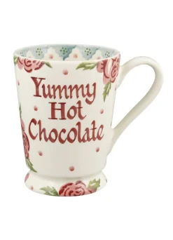 Personalised Rose & Bee Cocoa Mug