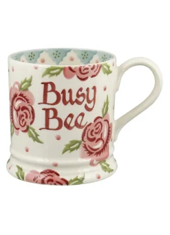 Personalised Rose & Bee Large Mug
