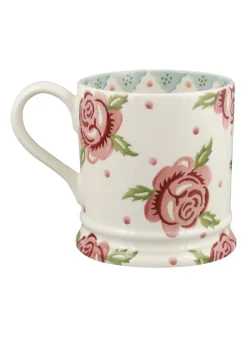 Personalised Rose & Bee Large Mug