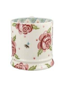Personalised Rose & Bee Large Mug