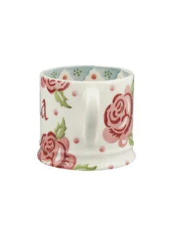 Personalised Rose & Bee Small Mug