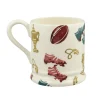 Personalised Rugby 1/2 Pint Mug
