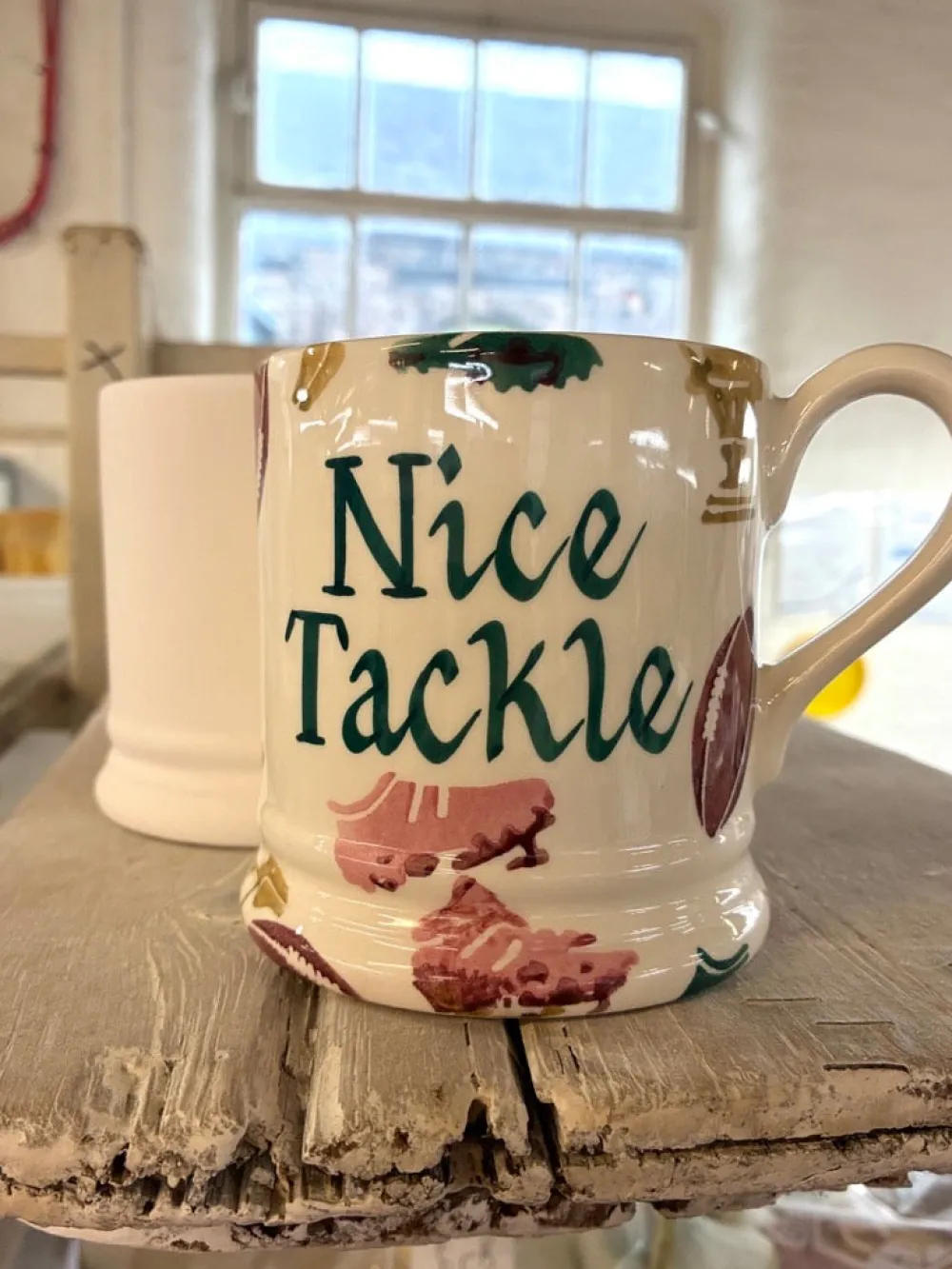 Personalised Rugby 1/2 Pint Mug
