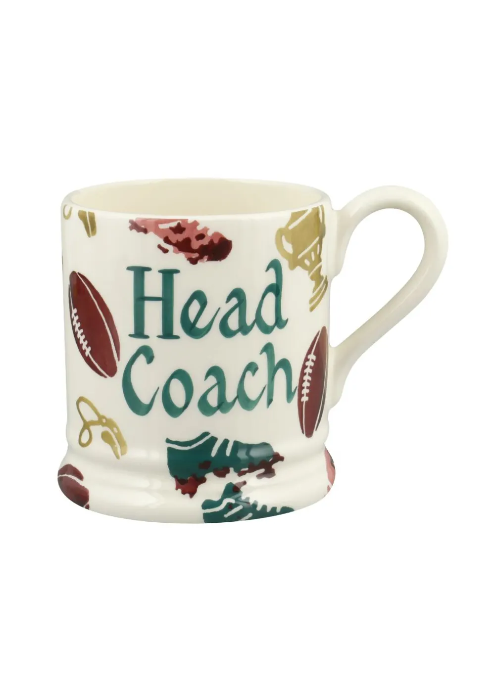Personalised Rugby 1/2 Pint Mug