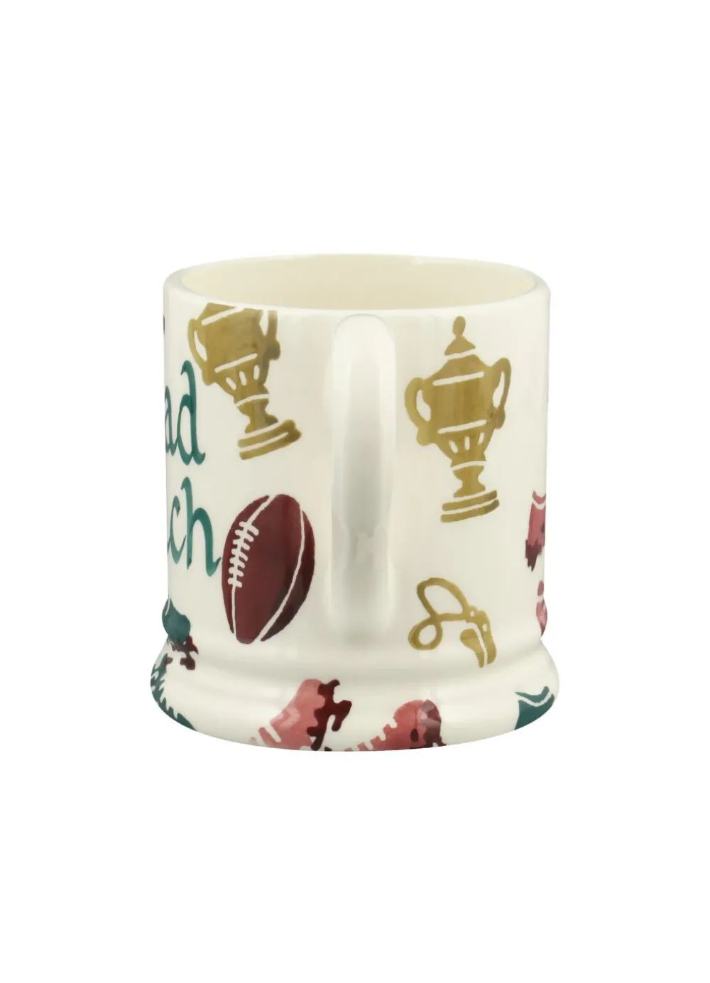 Personalised Rugby 1/2 Pint Mug
