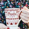 Personalised Sampler Cocoa Mug
