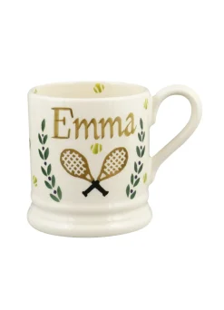Personalised Tennis 1/2 Pint Mug