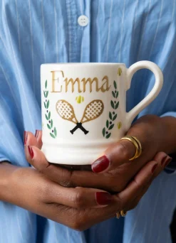 Personalised Tennis 1/2 Pint Mug