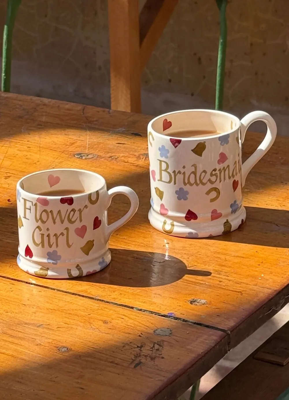 Personalised Wedding Confetti 1/2 Pint Mug