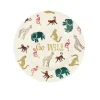 Personalised Wild Animals Medium Dinner Plate, 8.5 Inch