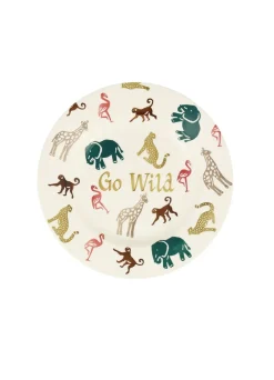 Personalised Wild Animals Medium Dinner Plate, 8.5 Inch