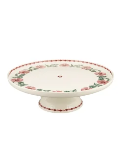 Pink Carnation Large Cake Stand