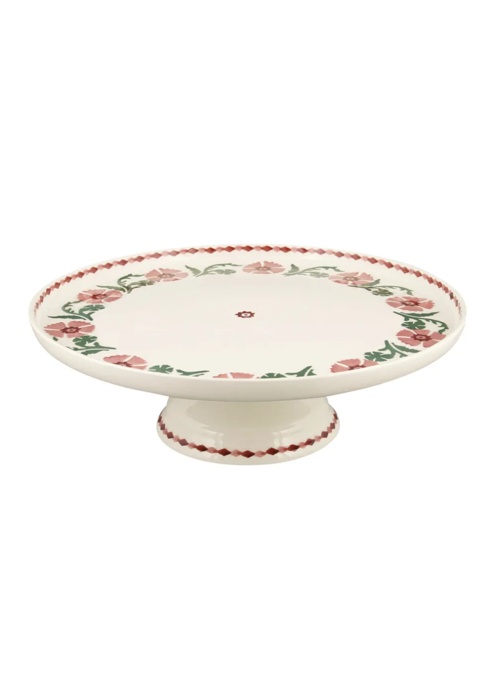 Pink Carnation Large Cake Stand