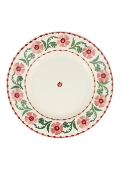 Pink Carnation Large Dinner Plate, 10.5 Inch