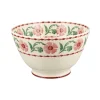 Pink Carnation Large Old Bowl