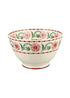 Pink Carnation Large Old Bowl