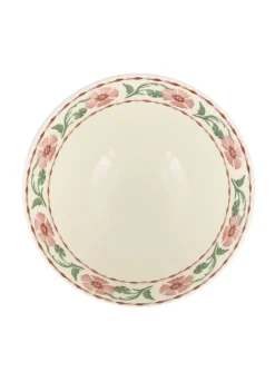Pink Carnation Large Old Bowl