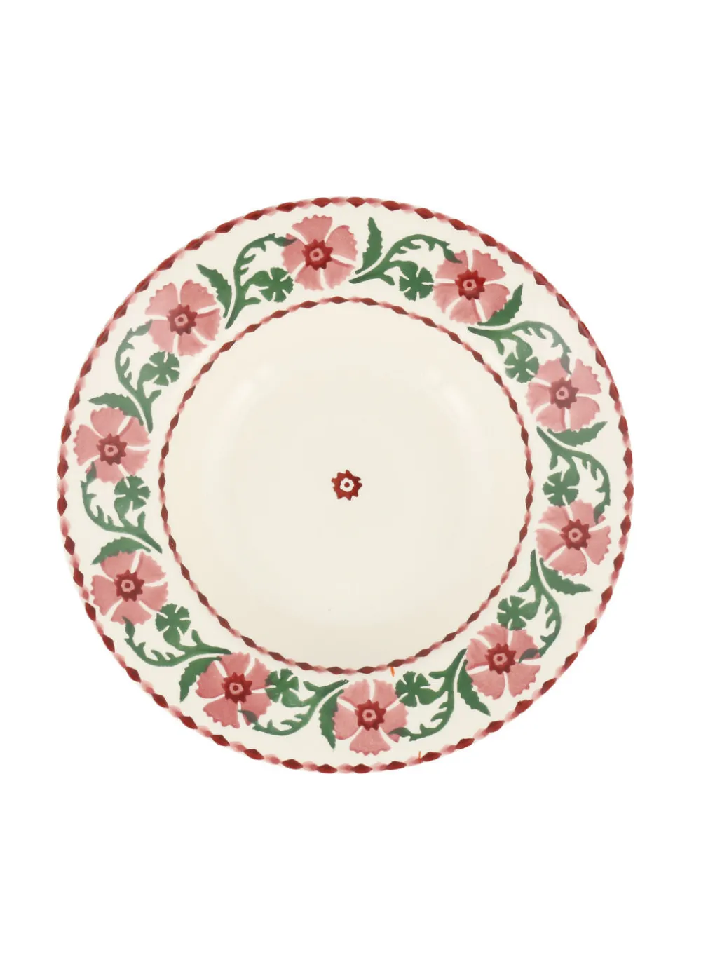 Pink Carnation Soup Plate
